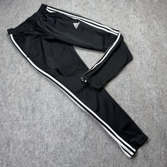 Adidas Tiro 19 Soccer Training Pants Men S Black White D95958 Ankle Zip 30" b098 - Picture 1 of 16